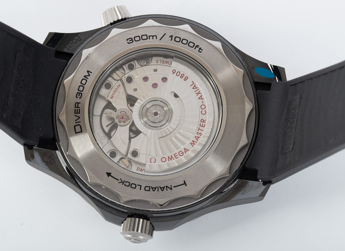 Caseback of Seamaster Diver 300M