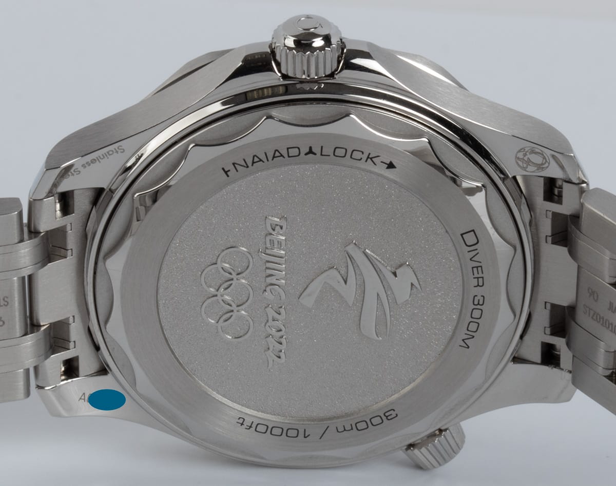 Caseback of Seamaster Diver 'Beijing 2022'