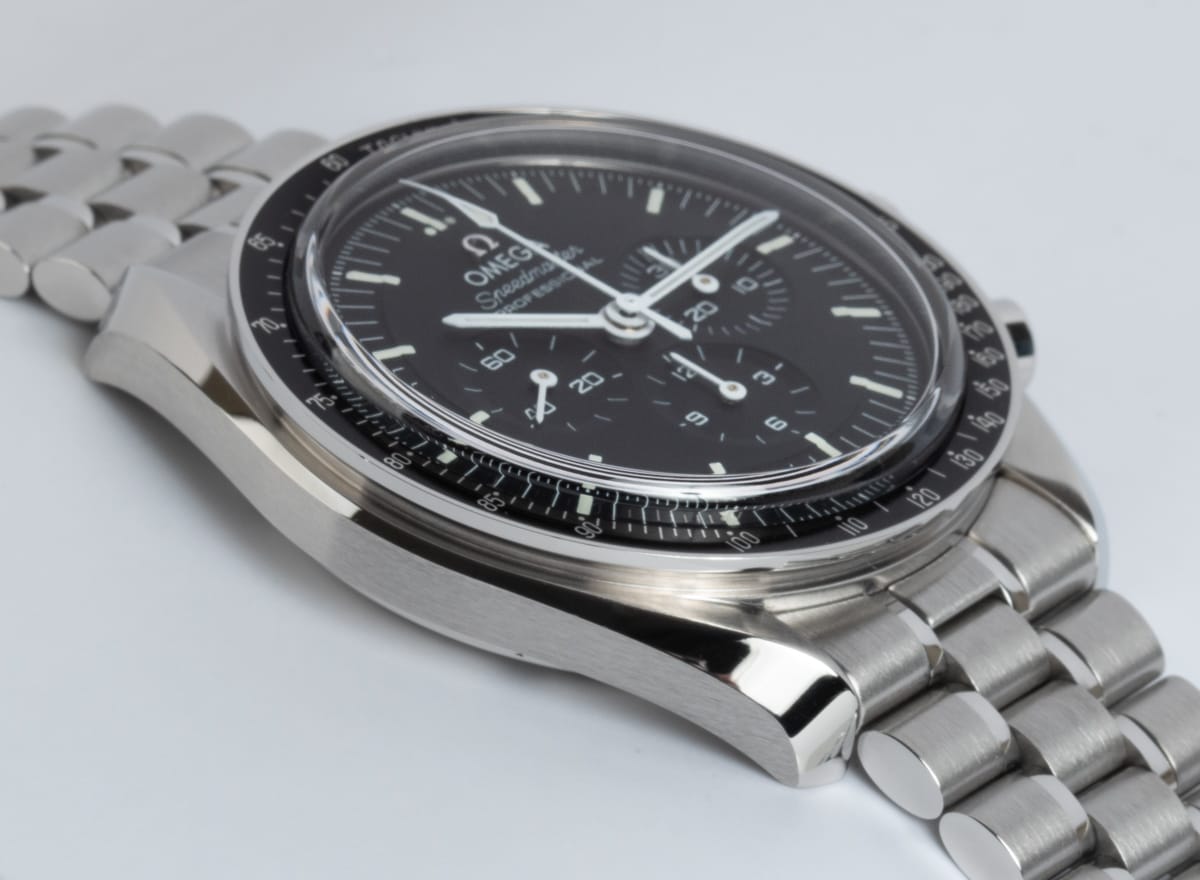 9' Side Shot of Speedmaster Moonwatch Professional Co-Axial Master Chronometer
