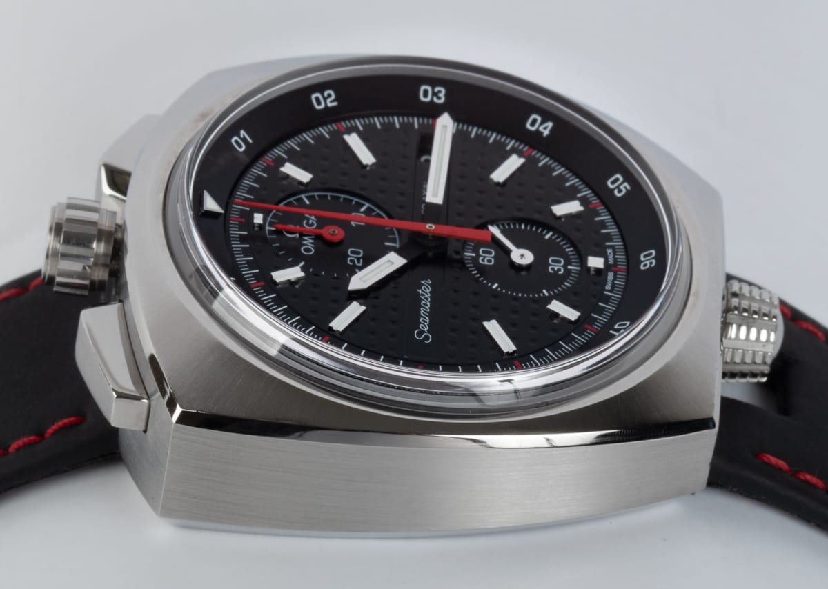 Crown Side Shot of Bullhead Chronograph