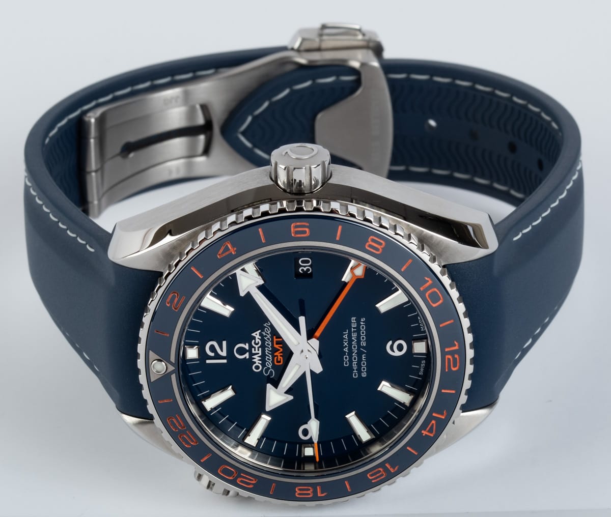 Front View of Seamaster Planet Ocean GMT 'Goodplanet'