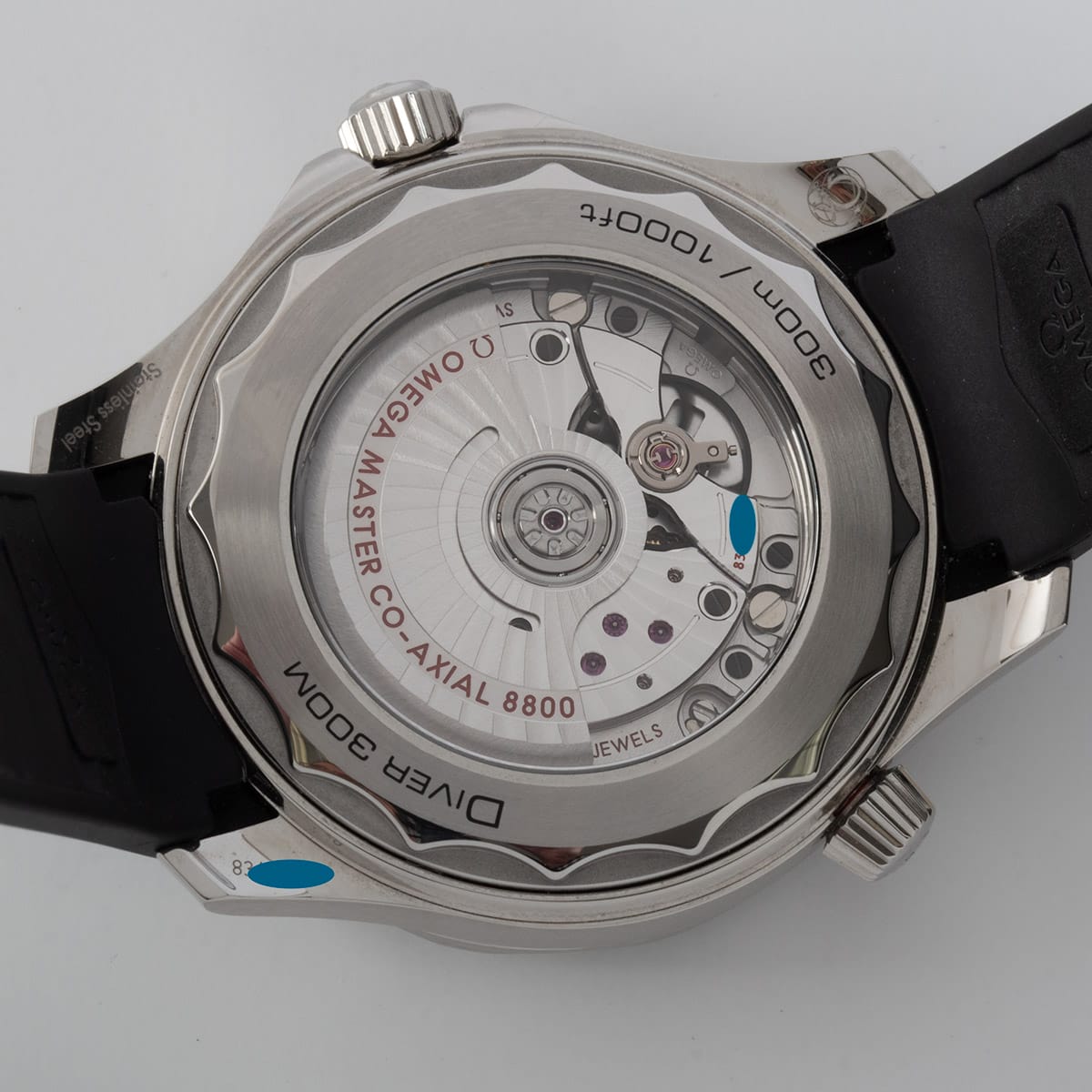 Caseback of Seamaster Diver 300M