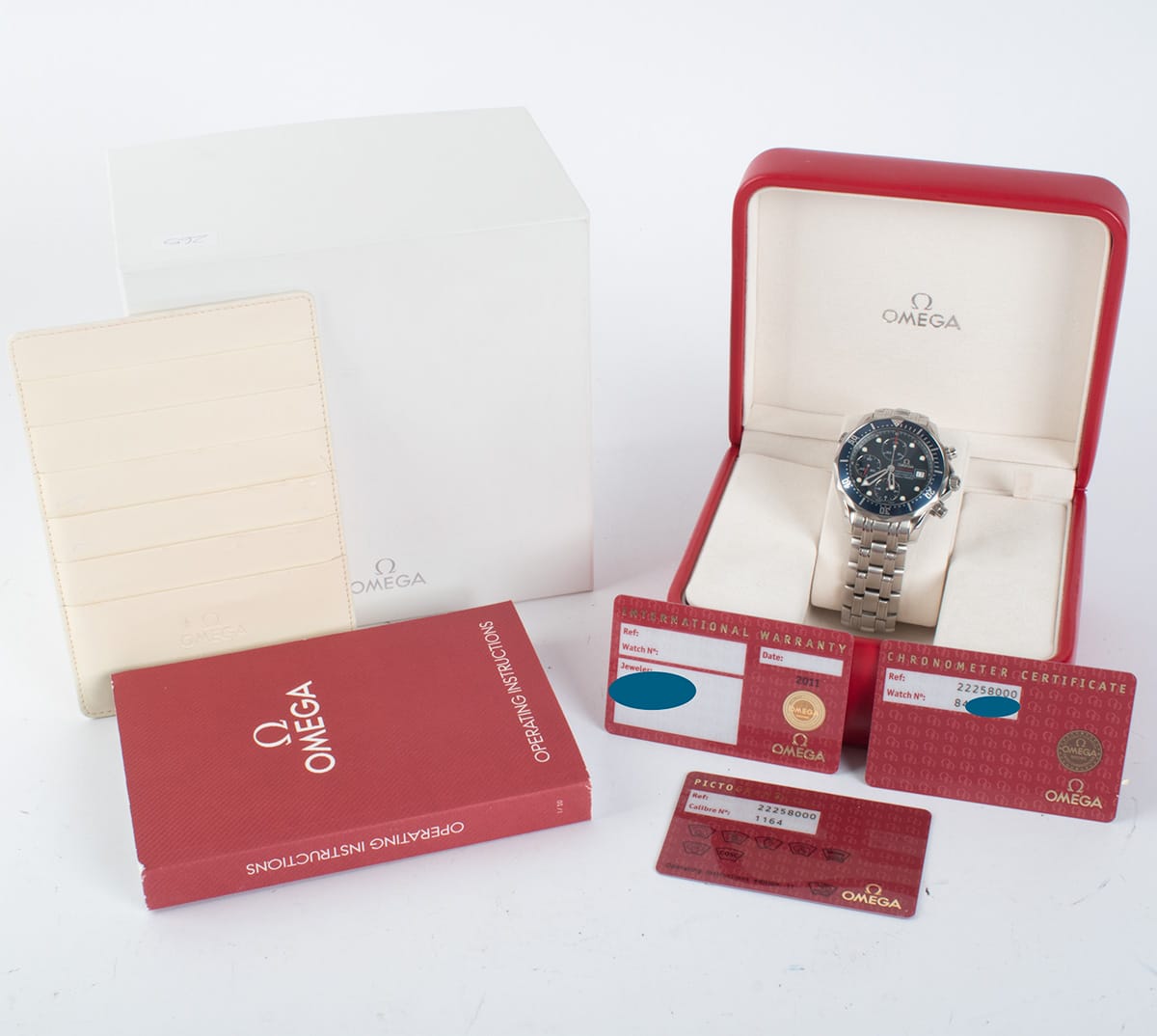 Box / Paper shot of Seamaster Professional Chronograph