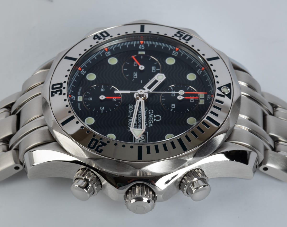 Crown Side Shot of Seamaster Professional Chronograph