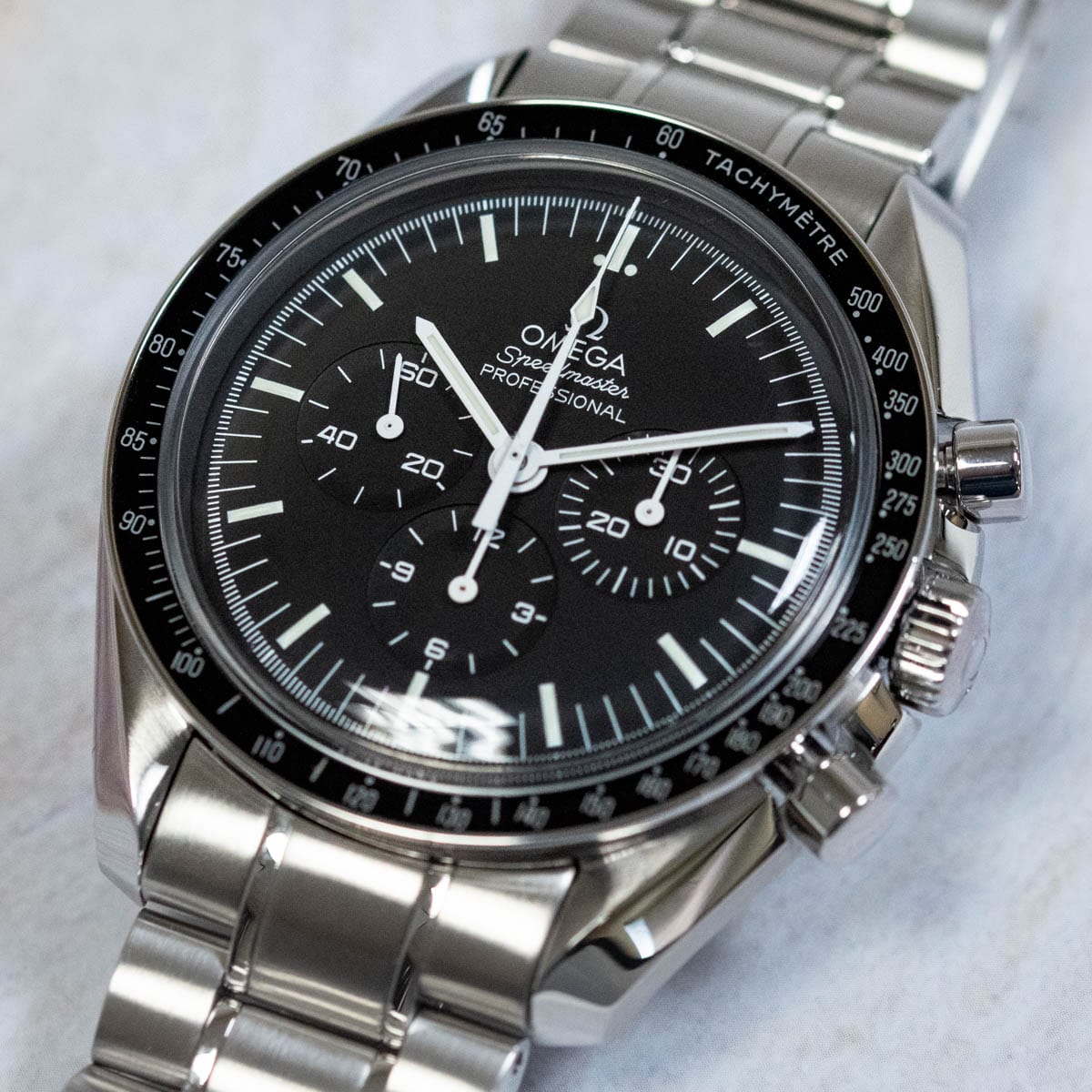 Stylied photo of  of Speedmaster Moonwatch