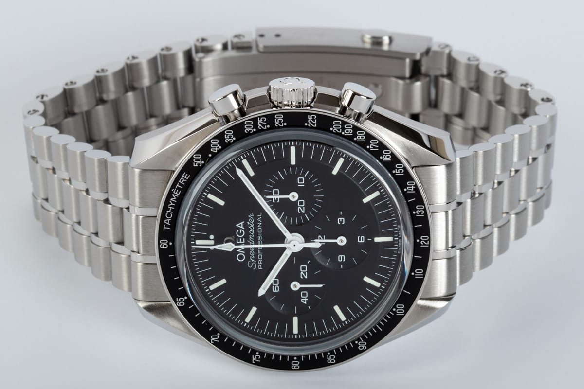 Front View of Speedmaster Moonwatch Professional Co-Axial Master Chronometer