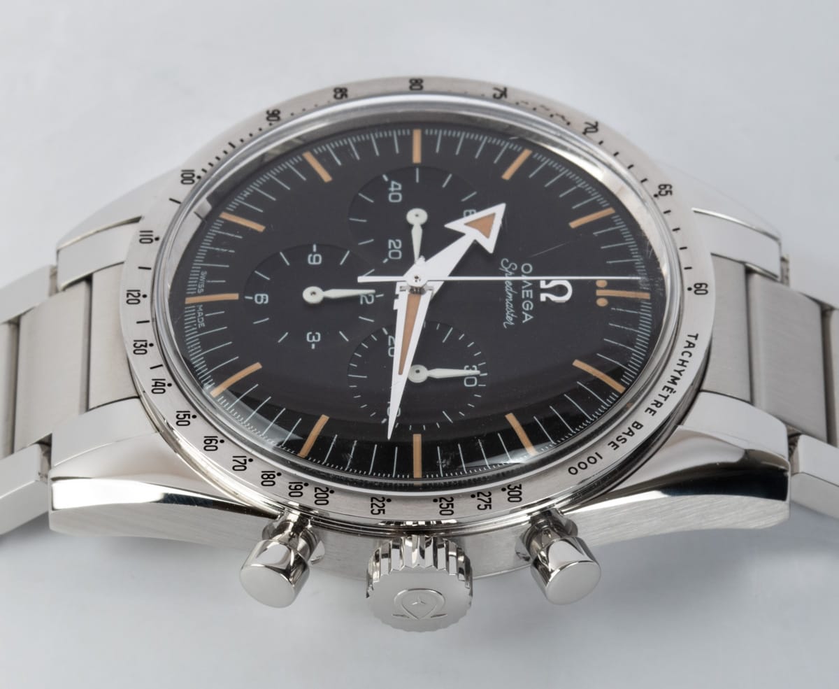 Crown Side Shot of Speedmaster '57 Trilogy