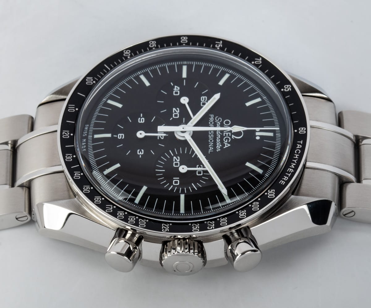 Crown Side Shot of Speedmaster Legendary Moonwatch