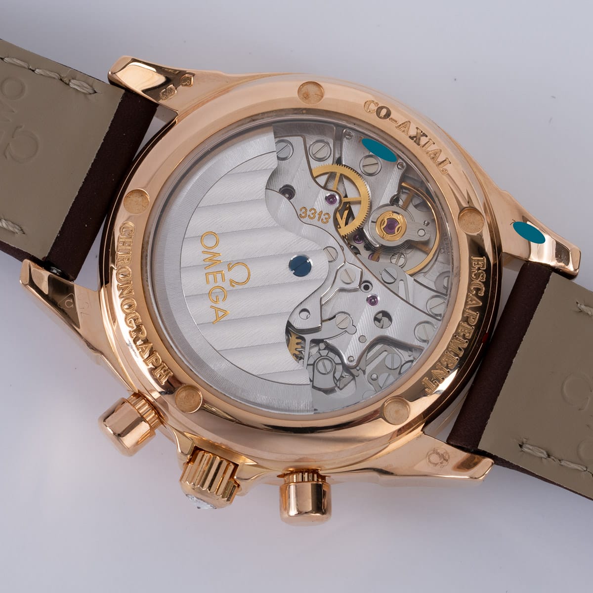 Caseback of DeVille Co-Axial Chrono