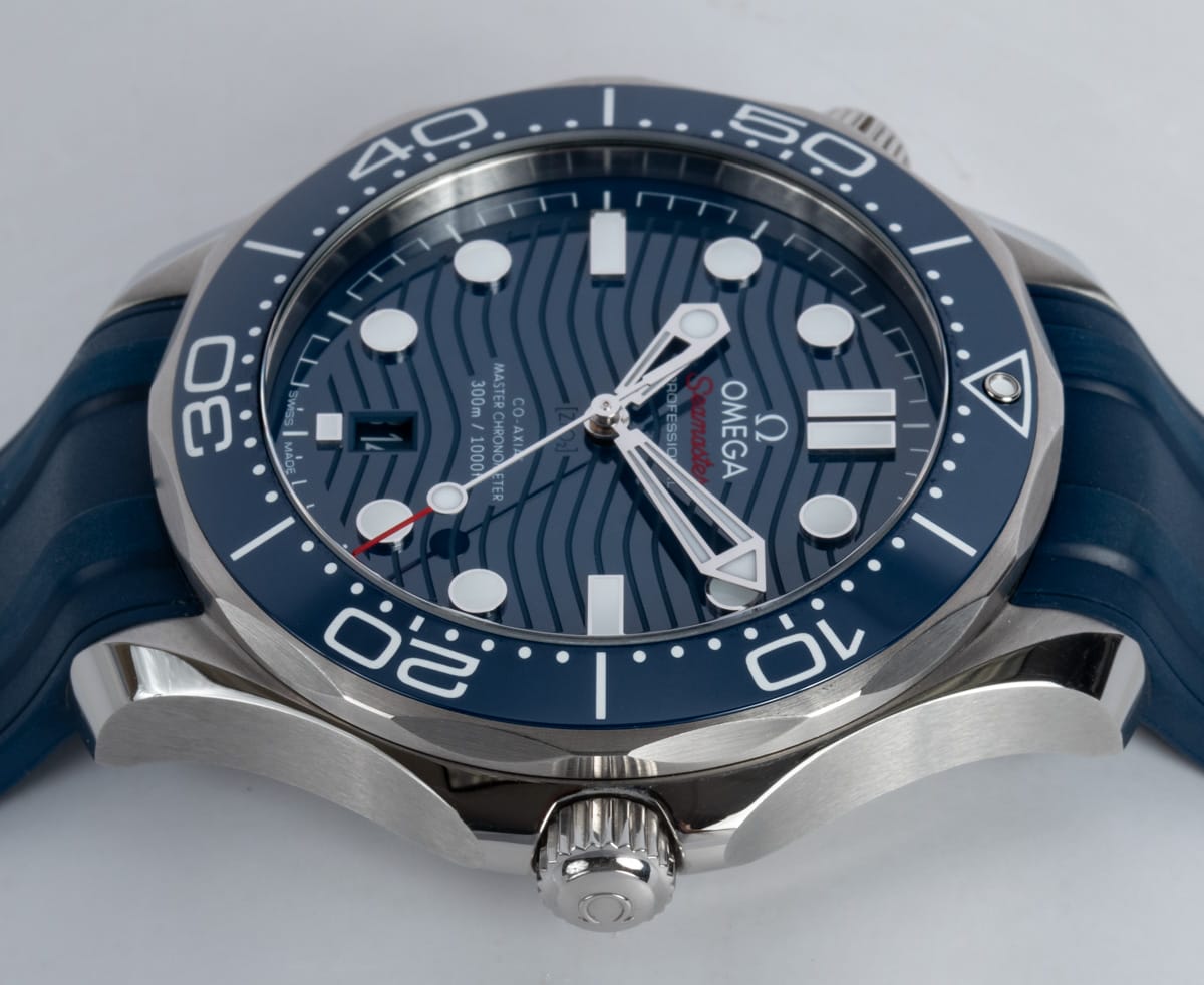 Crown Side Shot of Seamaster Diver 300M