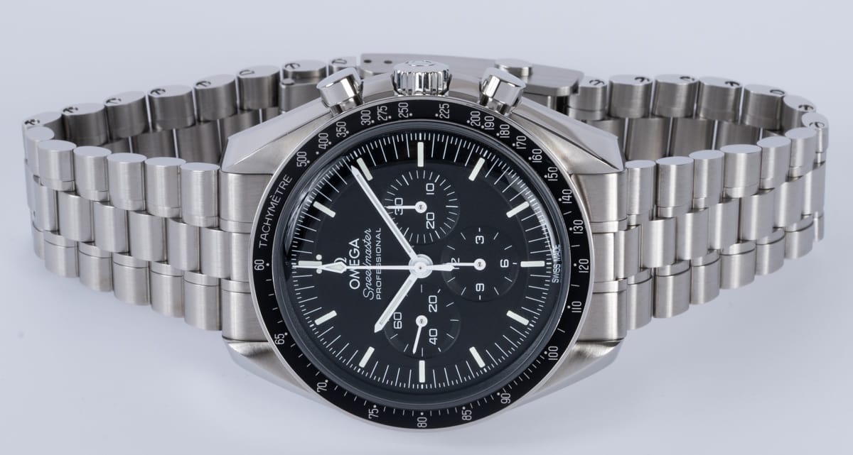 Front View of Speedmaster Moonwatch Professional Co-Axial Master Chronometer