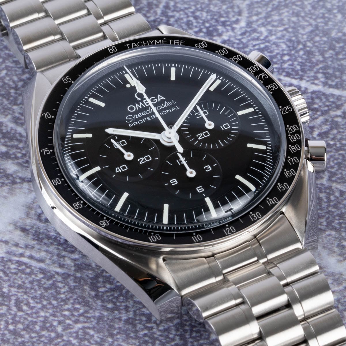 Stylied photo of  of Speedmaster Moonwatch Professional Co-Axial Master Chronometer