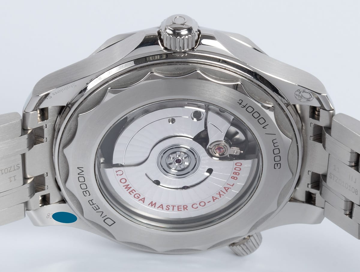 Caseback of Seamaster Diver 300M