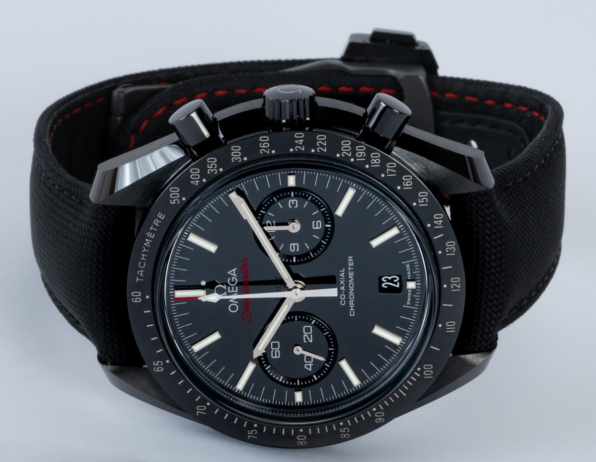 Front View of Speedmaster Moonwatch  Chronograph 'Dark Side of the Moon'