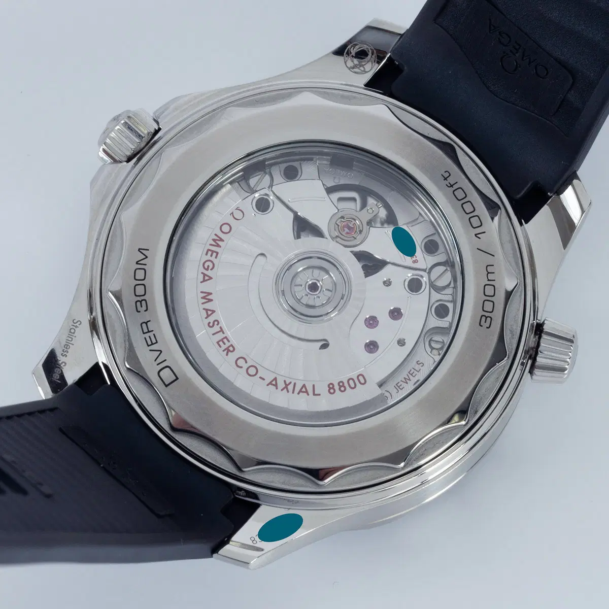 Caseback of Seamaster Diver 300M