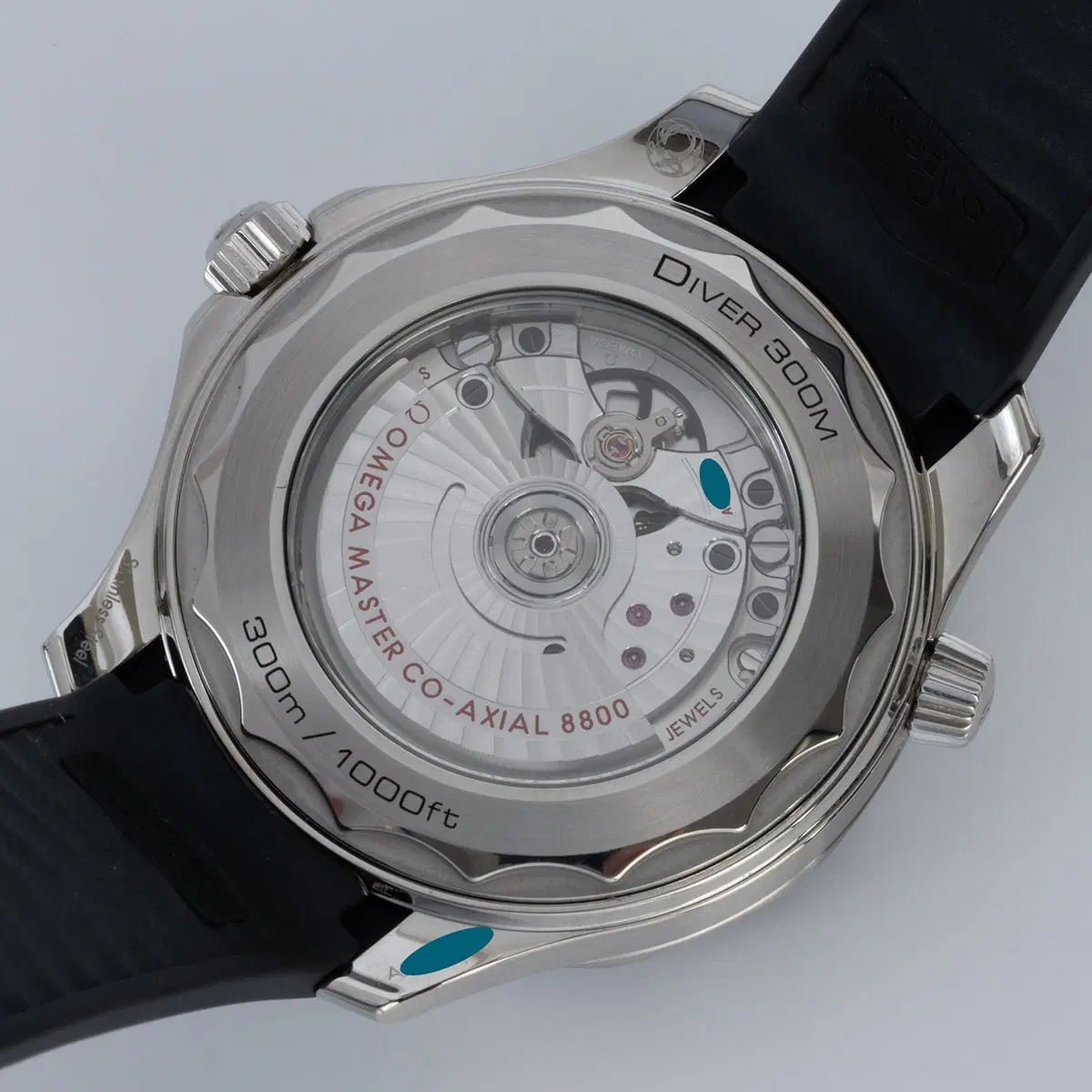 Caseback of Seamaster Diver 300M