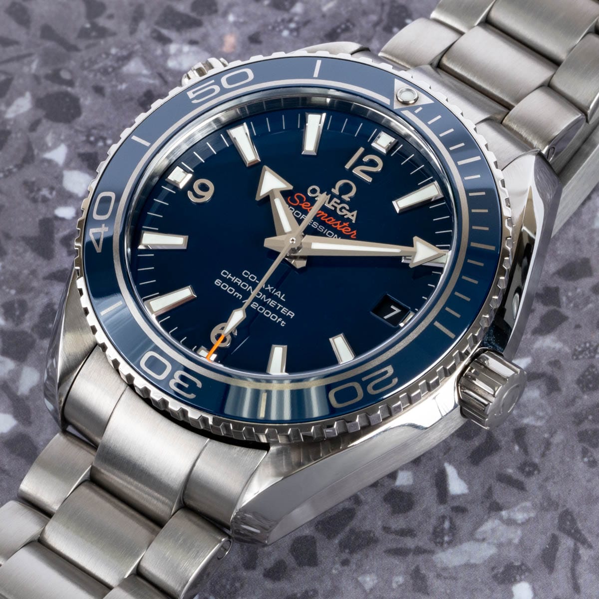 Stylied photo of  of Seamaster Planet Ocean