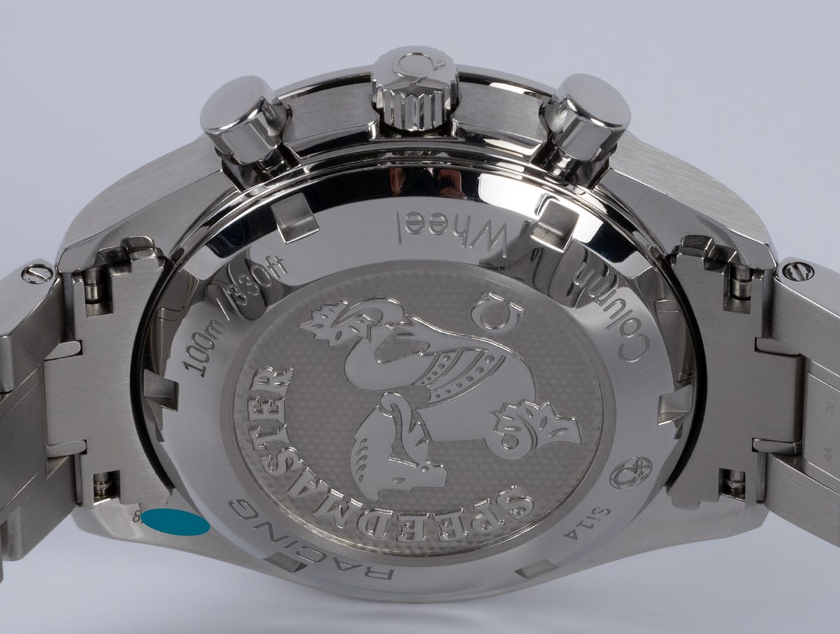 Caseback of Speedmaster Racing