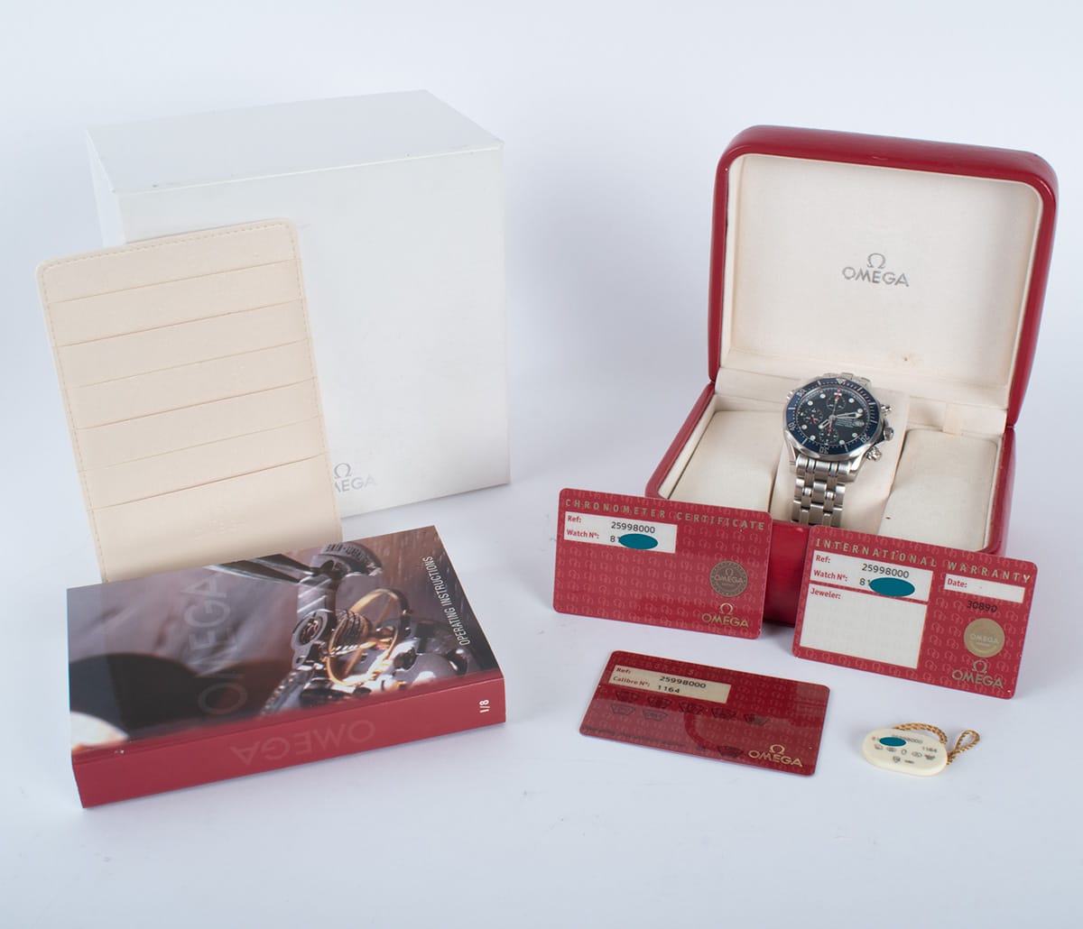 Box / Paper shot of Seamaster Professional Chronograph