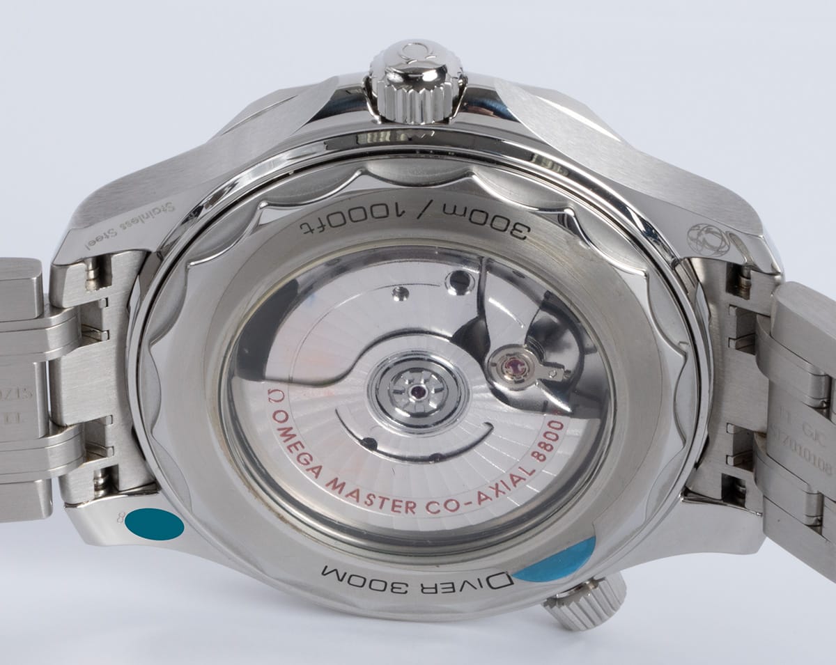 Caseback of Seamaster Diver 300M