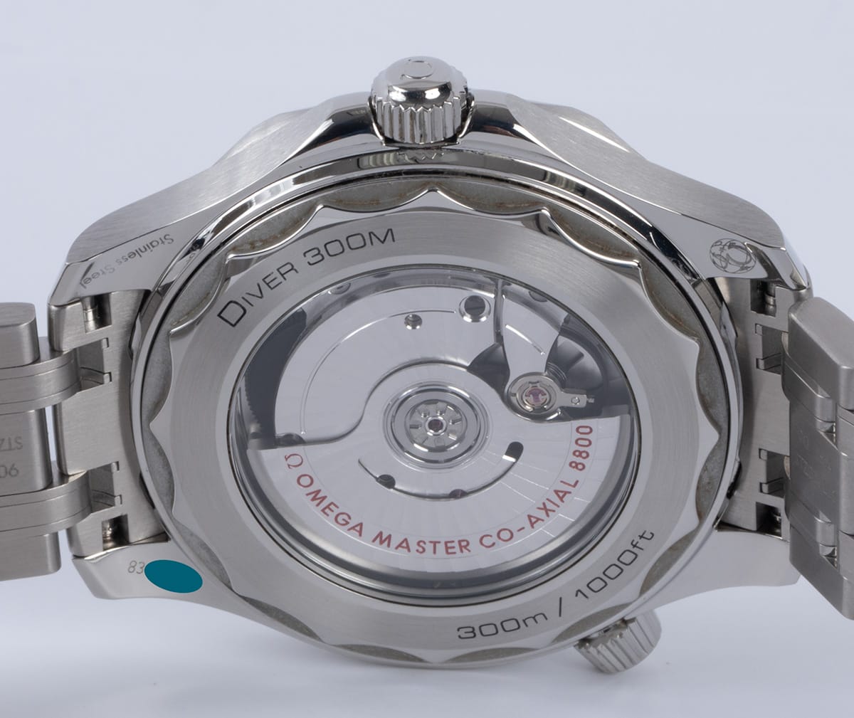 Caseback of Seamaster Diver 300M