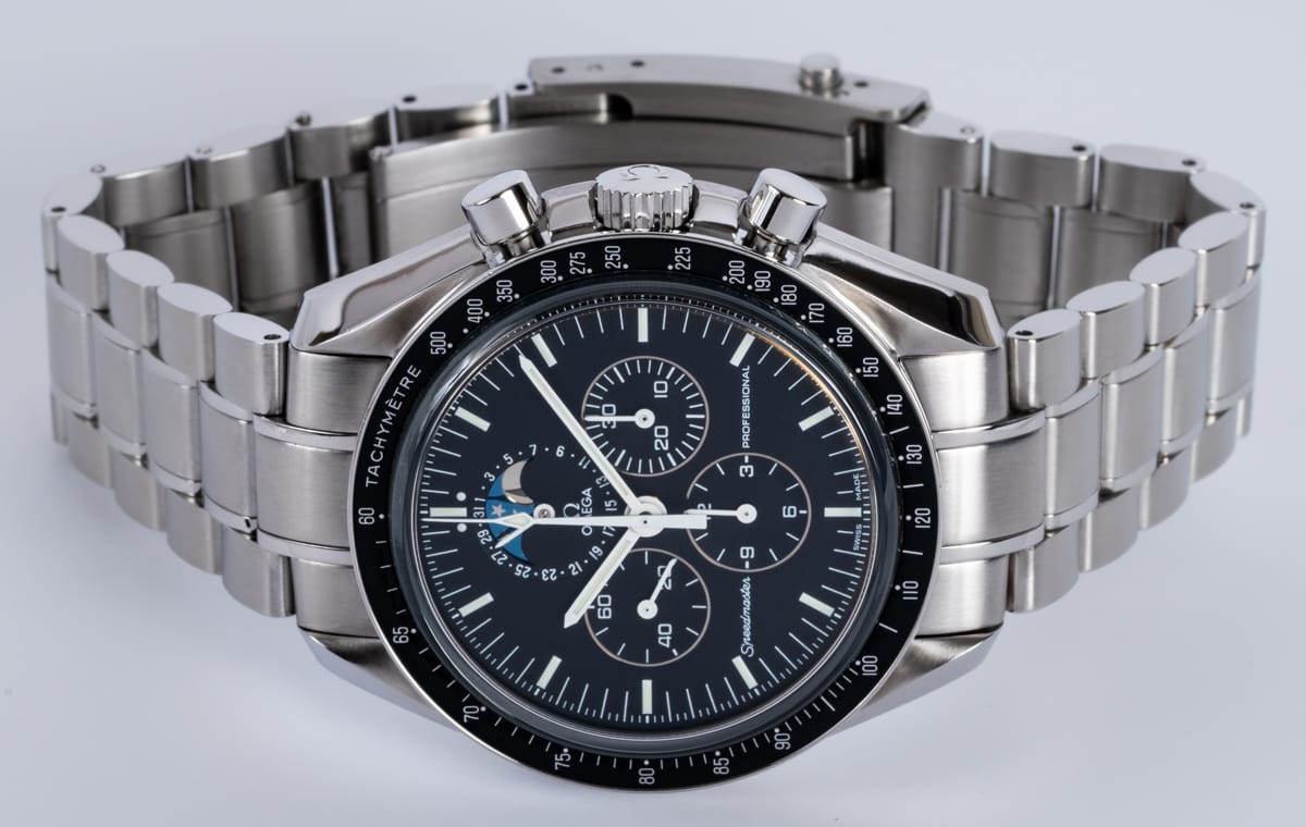 Front View of Speedmaster Moon Phase