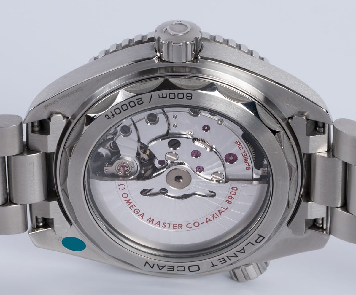 Caseback of Planet Ocean 600M