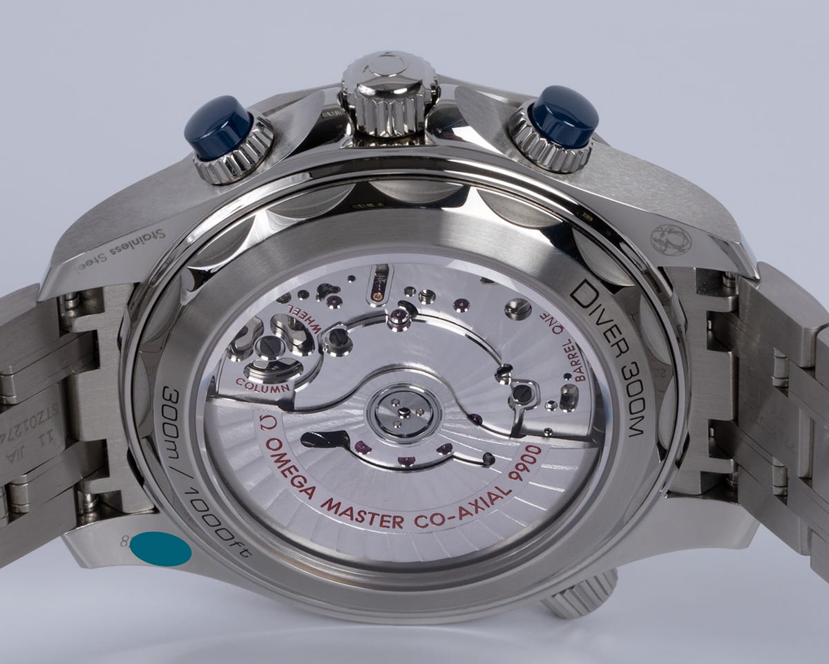 Caseback of Seamaster Diver Chrono