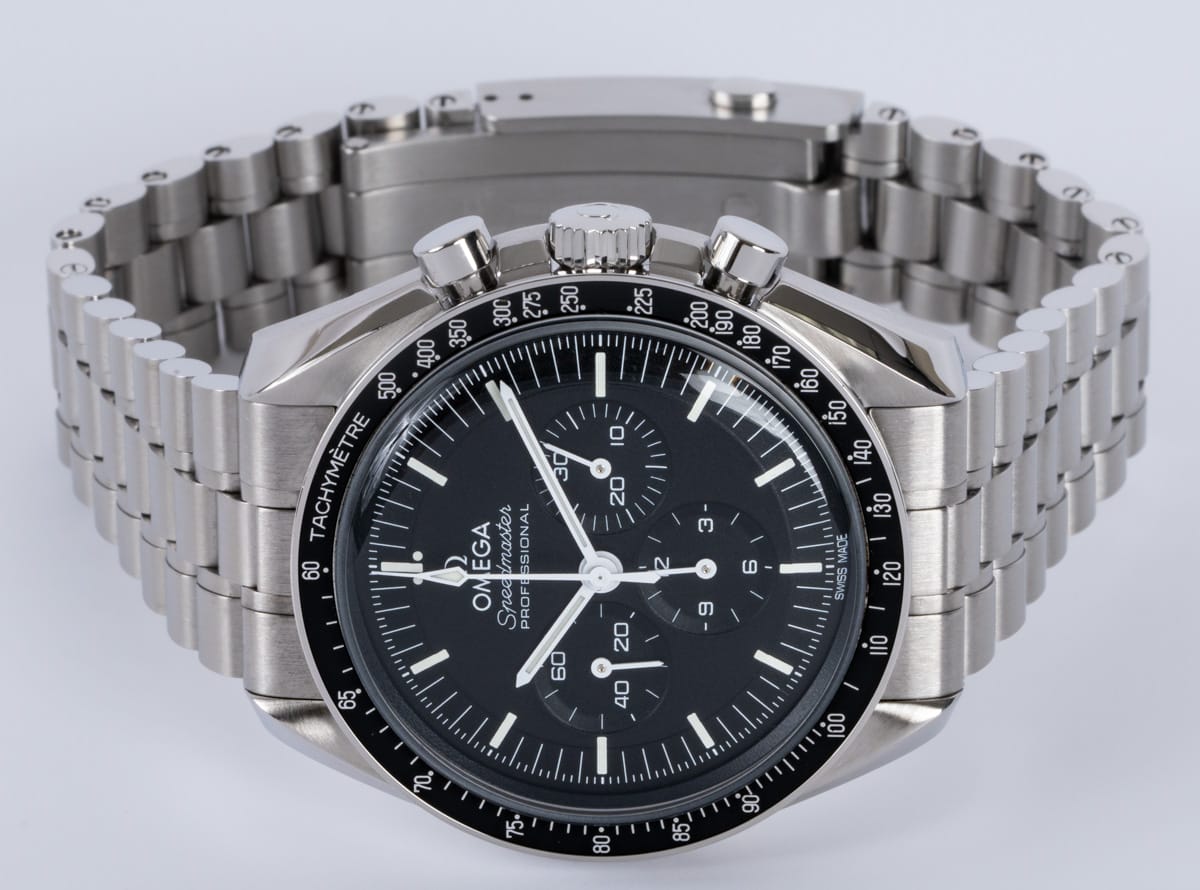 Front View of Speedmaster Moonwatch Professional Co-Axial Master Chronometer