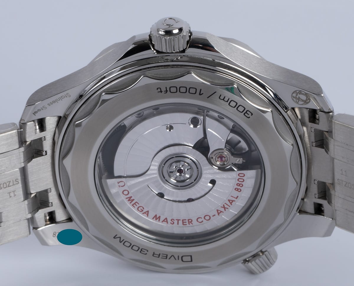 Caseback of Seamaster Diver 300M