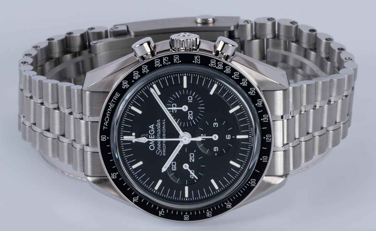 Front View of Speedmaster Moonwatch Professional Co-Axial Master Chronometer