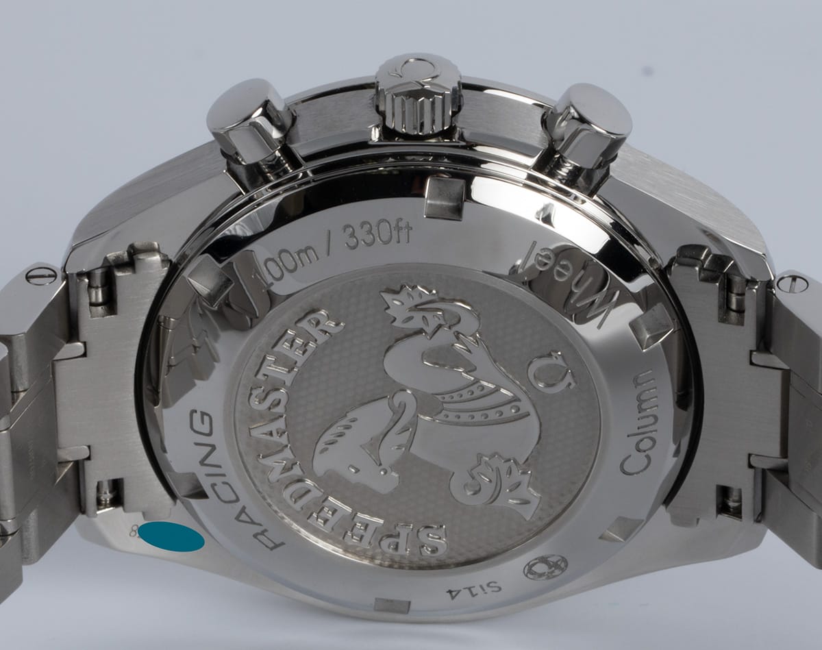 Caseback of Speedmaster Racing