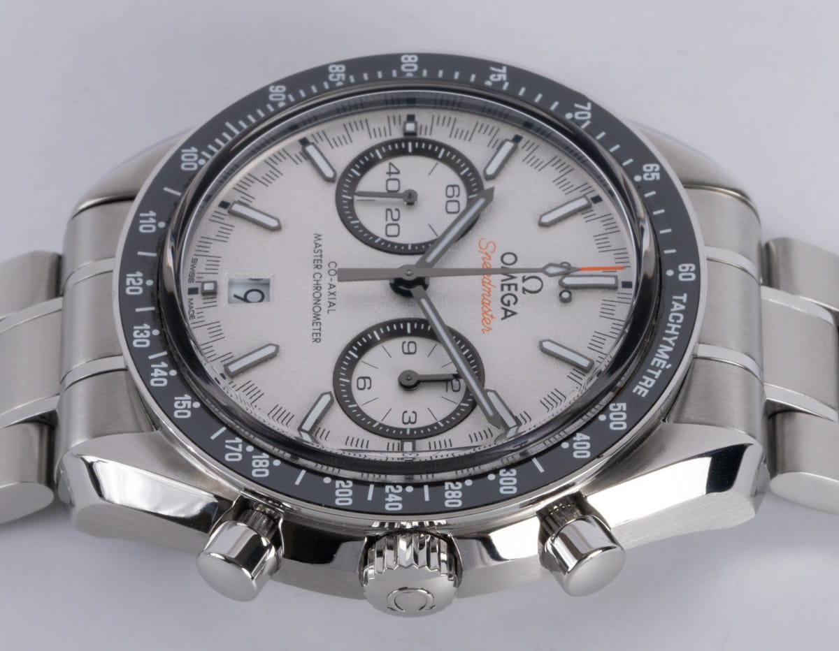 Crown Side Shot of Speedmaster Racing Chronograph