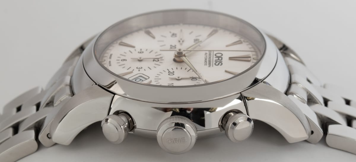 Crown Side Shot of Artelier Chronograph