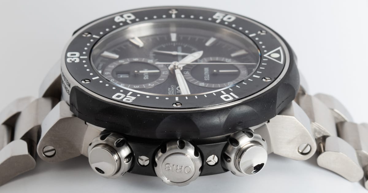 Crown Side Shot of ProDiver Chronograph