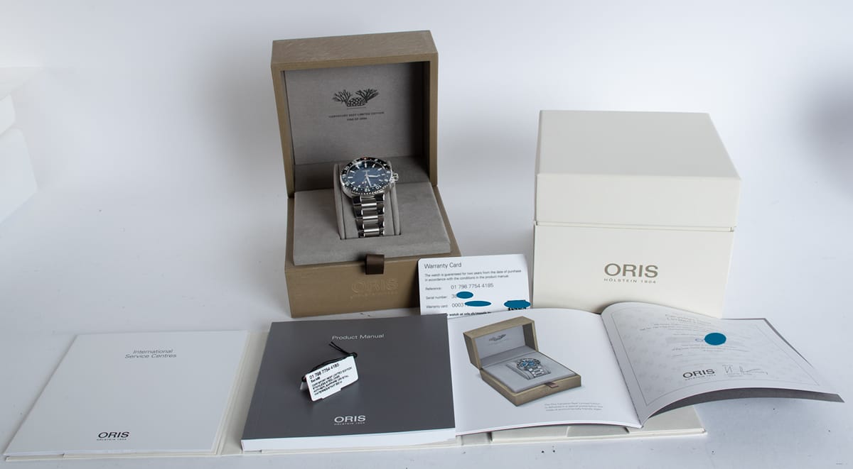 Box / Paper shot of Aquis Carysfort Reef Limited Edition
