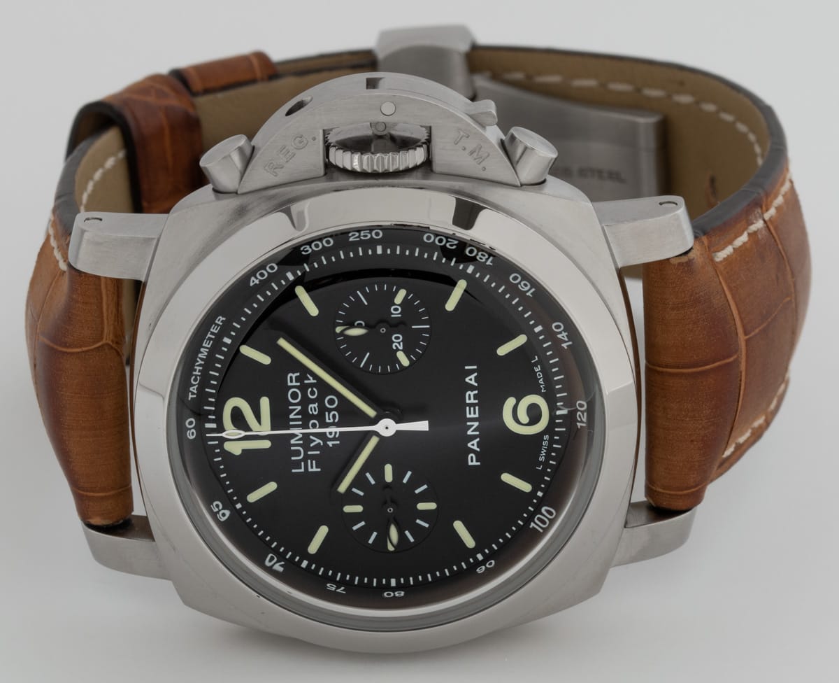 Front View of Luminor 1950 Flyback Chronograph