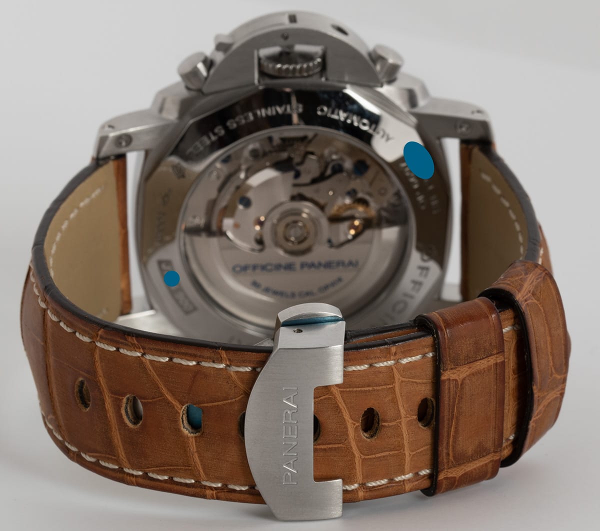 Rear / Band View of Luminor 1950 Flyback Chronograph