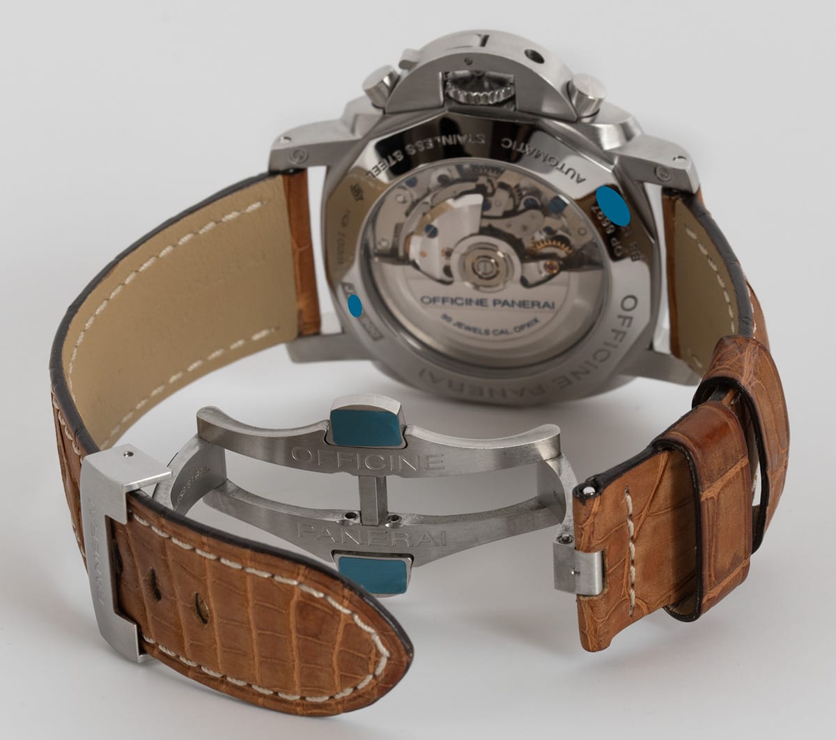 Open Clasp Shot of Luminor 1950 Flyback Chronograph