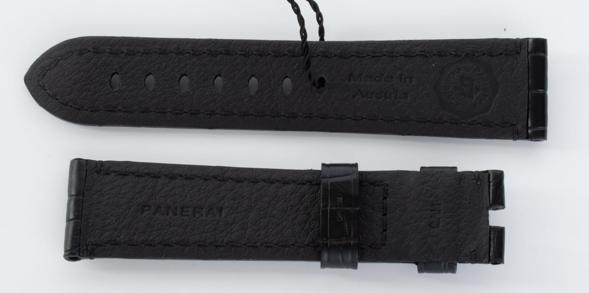 Rear / Band View of Alligator Strap XL