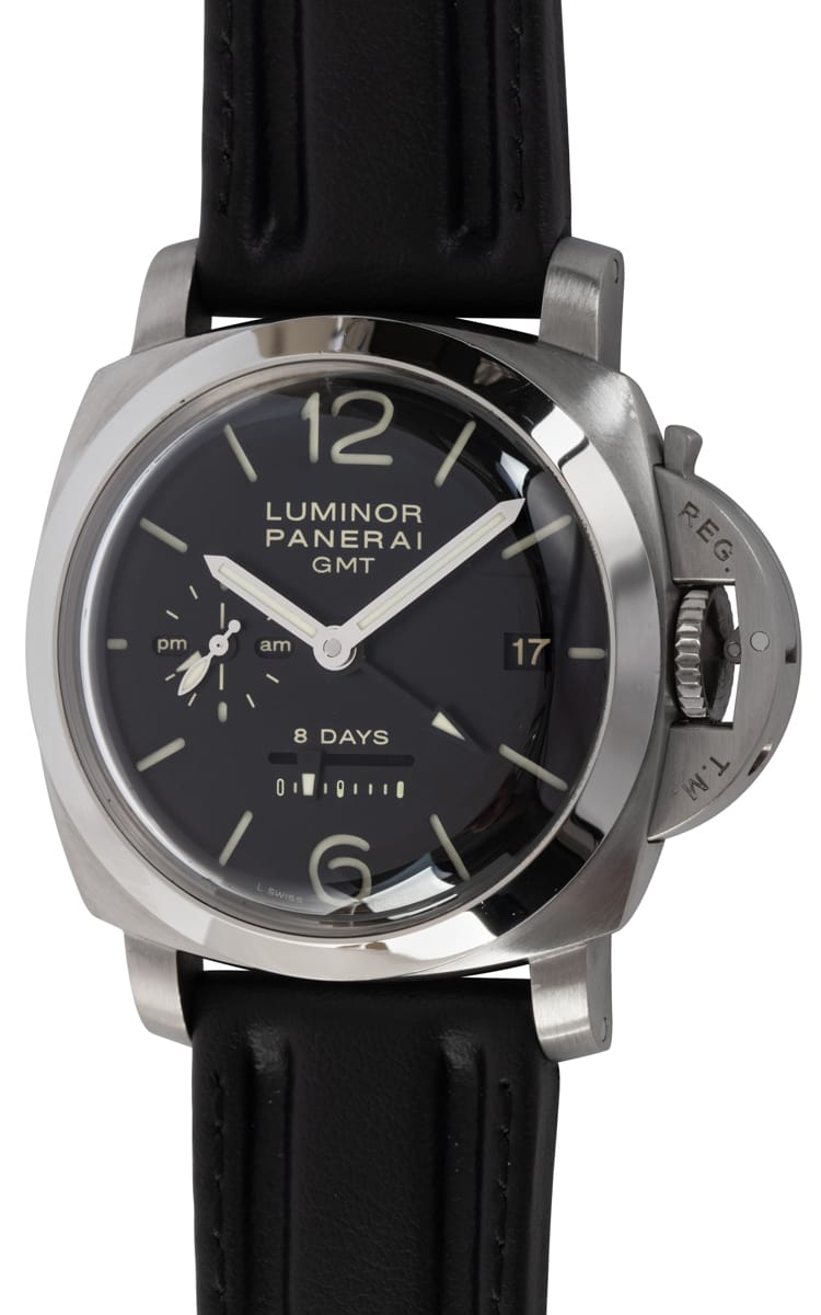 Panerai Luminor 1950 8 Days GMT PAM 233 SOLD OUT black sandwich dial