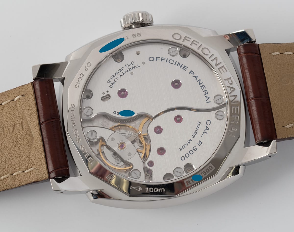 Caseback of Radiomir 1940 3 Days