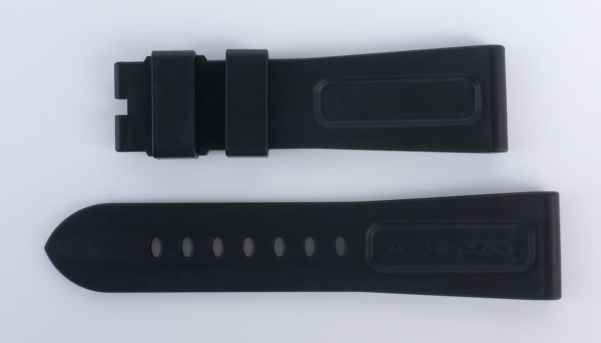 Another Photo of  of Black Rubber Strap