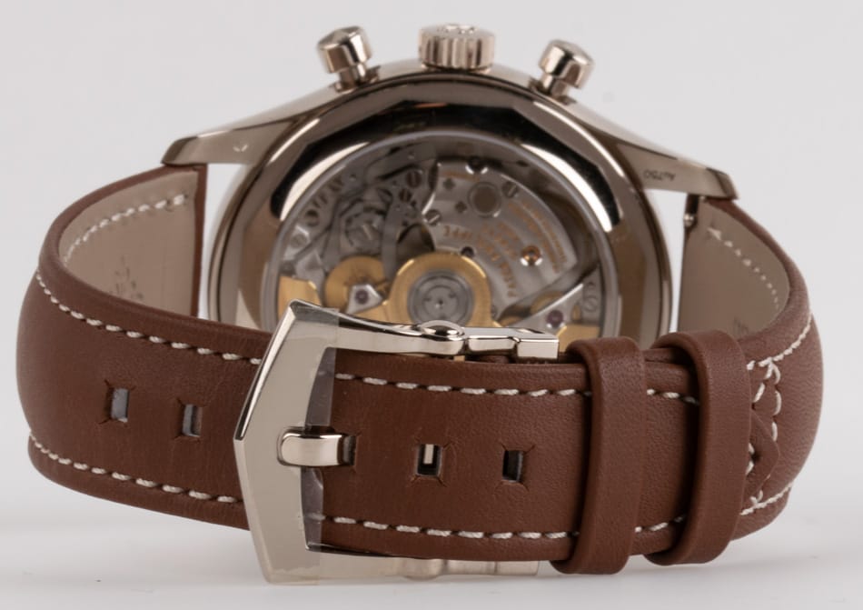 Rear / Band View of Annual Calendar Chronograph Complications