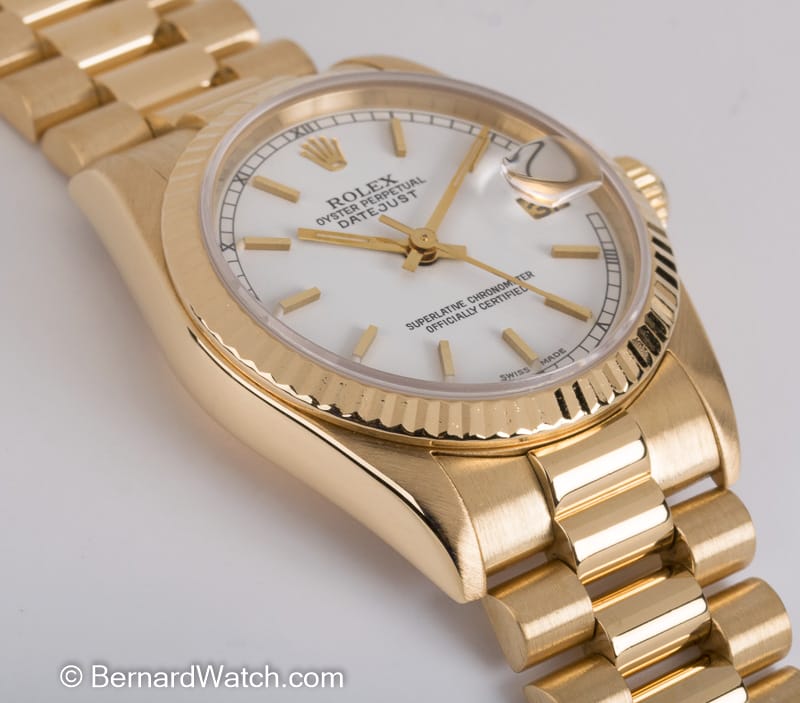 9' Side Shot of Midsize President Datejust