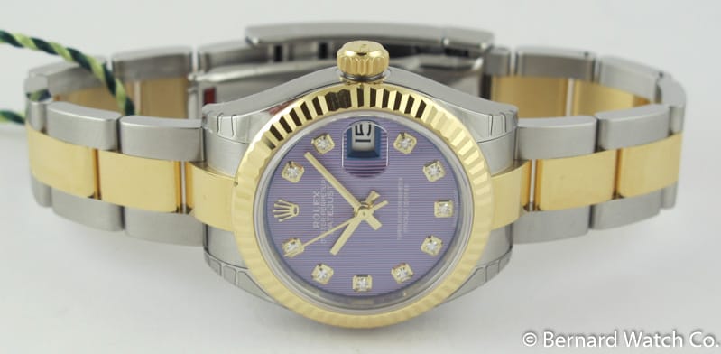 Front View of Ladies Datejust 28