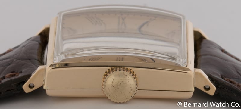 Crown Side Shot of Square Chronometer