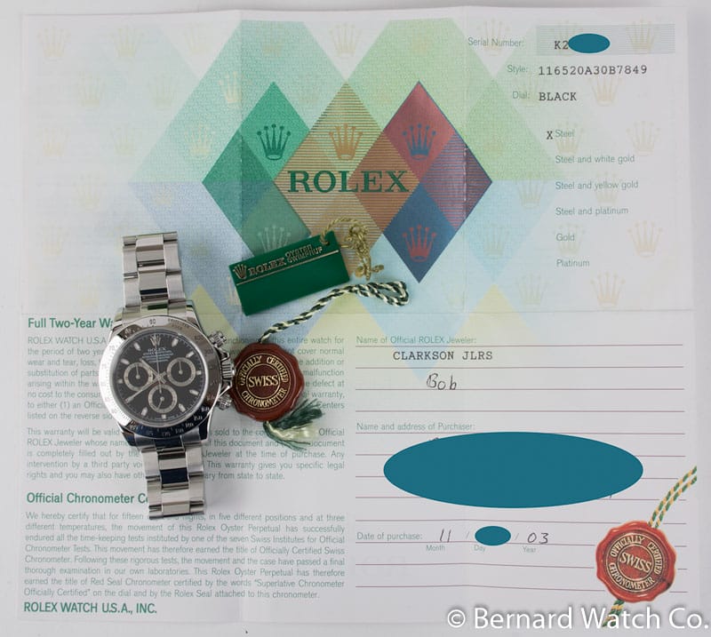 Paper shot of Daytona Cosmograph