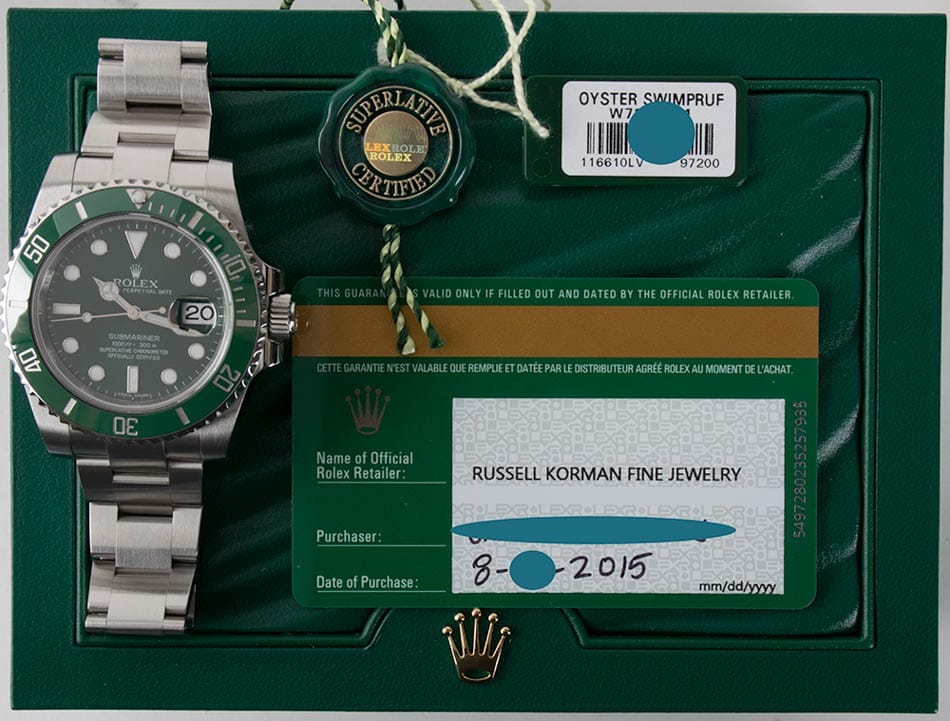 Paper shot of Submariner Date