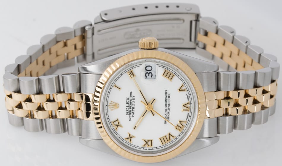 Front View of Datejust Midsize